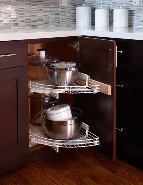 8 Ingenious Organizing Ideas For Corner Cabinets Corner Kitchen