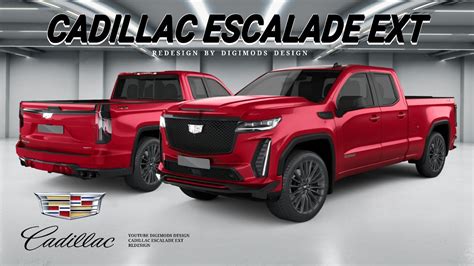 All New Cadillac Escalade Ext 2024 2025 Redesign Digimods Design