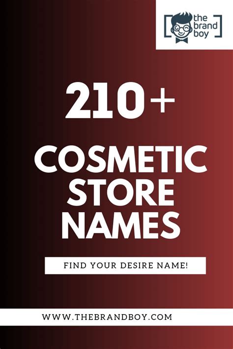 457 Brilliant Cosmetic Company Names Video Infographic