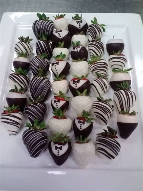 Chocolate Covered Strawberries Bride And Groom Wedding In 2019