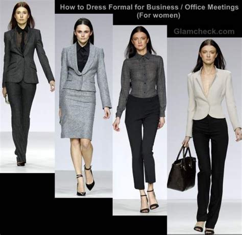 How To Dress Formal For Business Office Meetings For Women Business Formal Women Business