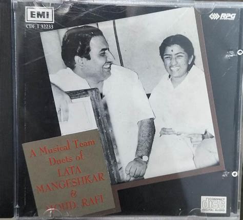 A Musical Duets Of Lata Mangeshkar And Mohdrafi Hindi Film Hits Audio Cd Audio Cds Hindi