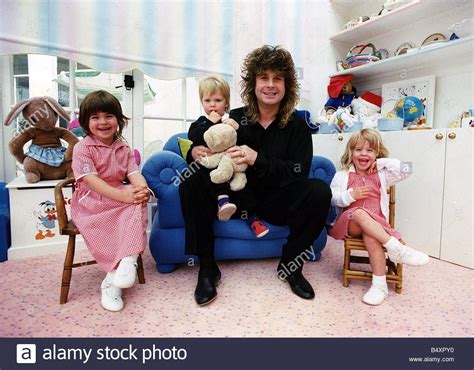 Stock Photo Ozzy Osbourne Singer With His Children Aimee Kelly And