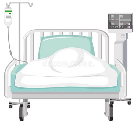 Image Of Hospital Bed Stock Illustration Illustration Of Sleep 36044765