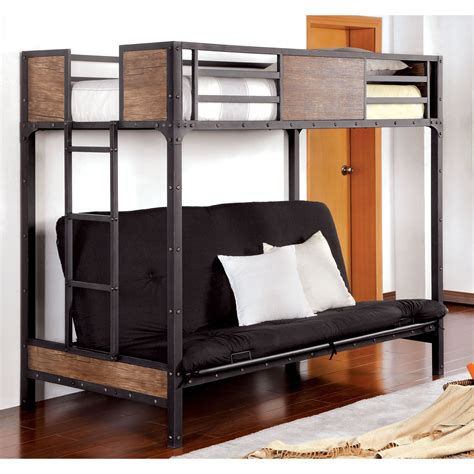 An Industrial Piece In Both Design And Function This Loft Bed And