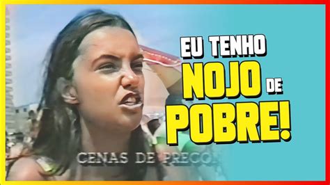 Os Momentos Mais Absurdos Da Tv Os Pobres Vão à Praia Youtube