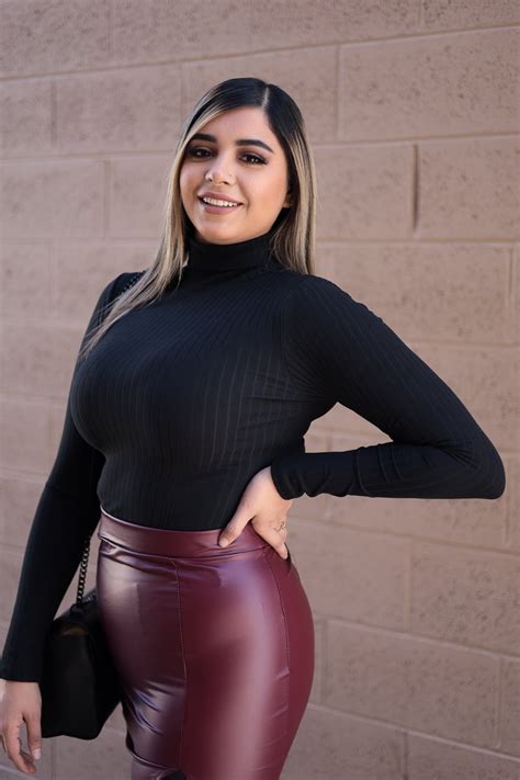 Ribbed Long Sleeve Turtleneck Bodysuit Paired With Our Dakota Skirt In Color Burgundy Plus Size