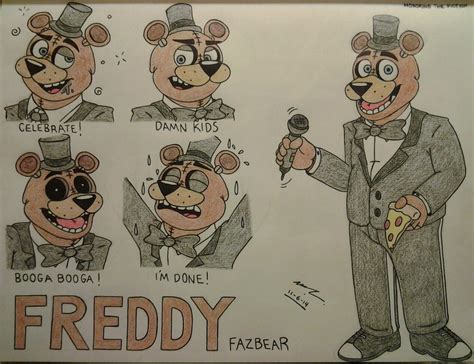 Freddy Doodles Fnaf By Sega Htf On Deviantart