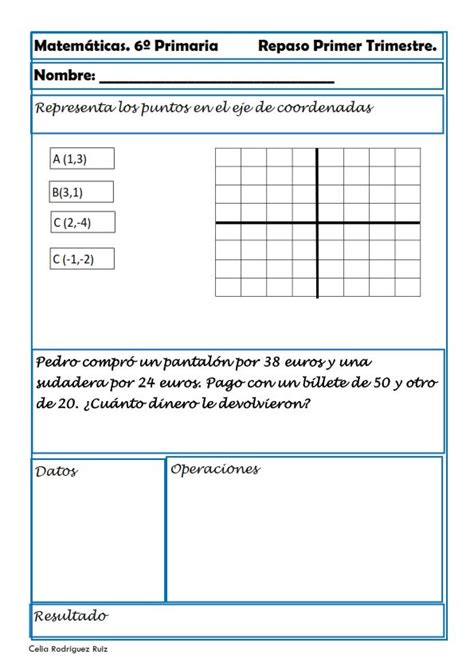 Maybe you would like to learn more about one of these? Ejercicios de Matemáticas para Sexto de Primaria ...
