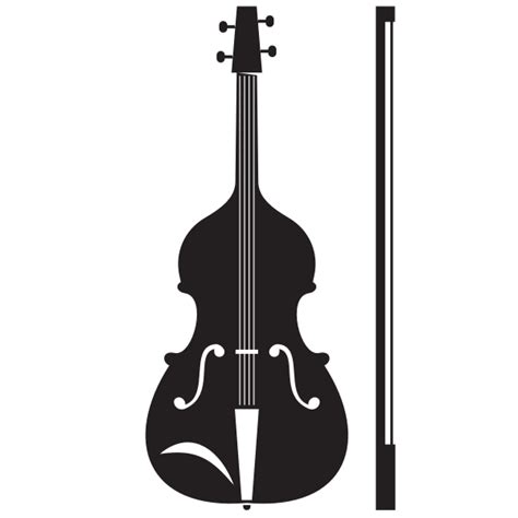 Violin Musical Instrument Silhouette Free Svg