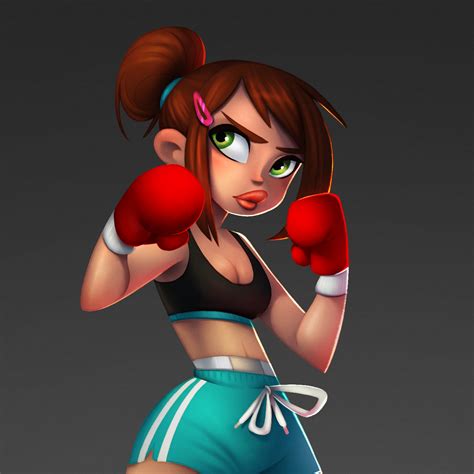 Artstation Boxer Girl