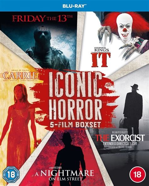 Iconic Horror 5 Film Collection Blu Ray Box Set Free Shipping Over