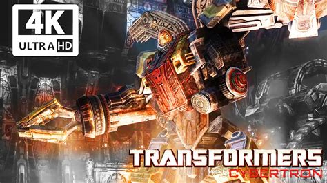 Megatron Battles Omega Supreme Transformers War For Cybertron 4k
