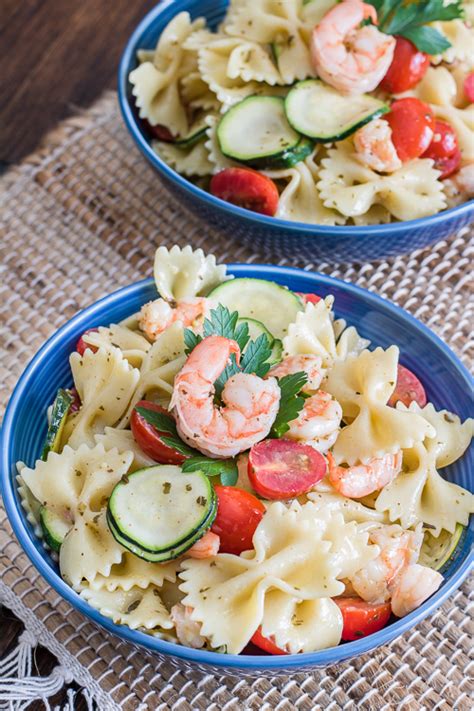 Old bay shrimp salad and family dinner time. Best Cold Shrimp Pasta Salad - No Diets Allowed