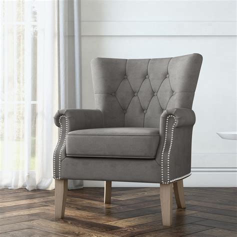 Fast & free shipping on many items! Better Homes & Gardens Accent Chair, Living Room & Home Office, Gray - Walmart.com - Walmart.com