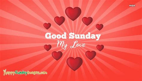 Good Sunday My Love