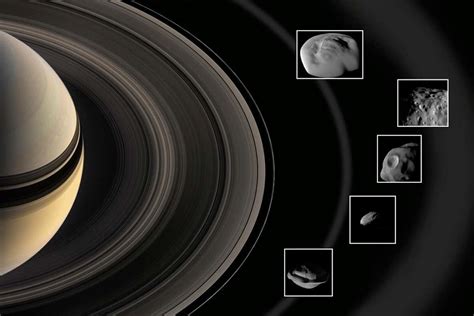 Saturn Moon Orbits