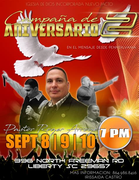 Plantilla De Aniversario 2 Postermywall