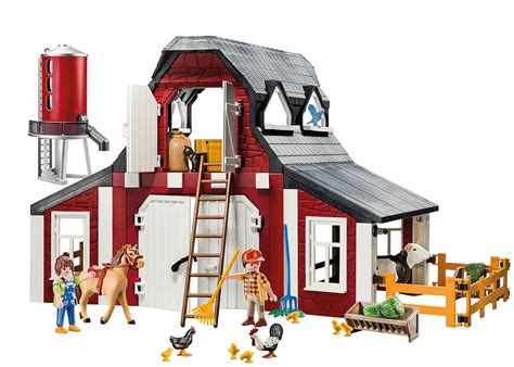 Super Saturday Playmobil Country 9315 Farm Set Barn With Silo Boxing