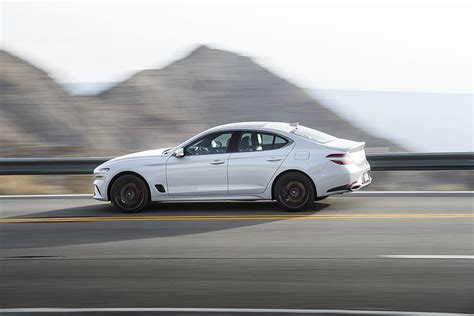 White 2022 Genesis G70 33t Awd Ultra Genesis G70 2 0t Shooting Brake