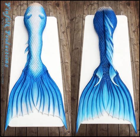 Blue Silicone Mermaid Tail Silicone Mermaid Tails Finfolk Mermaid