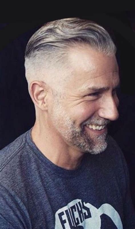 Handsome Gray Haired Silver Fox Grey Hair Men Older Mens Hairstyles