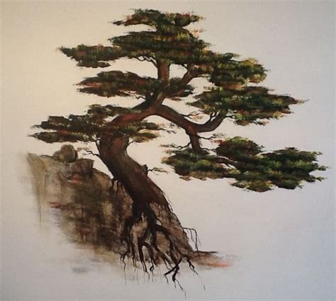 Japanese Trees Bonsai Tree Tattoos Japanese Tree Tree Painting