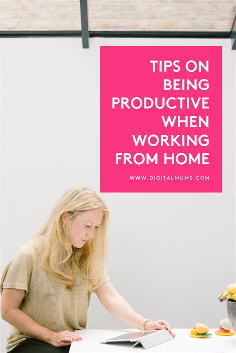 Be Productive When Working From Home Working From Home Child Nursing