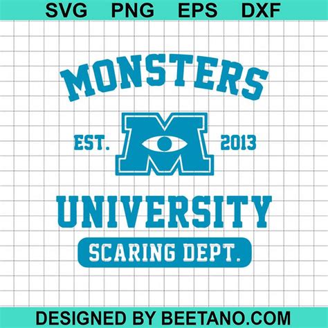 Disney Monsters Monsters Inc Monster University Silhouette Studio