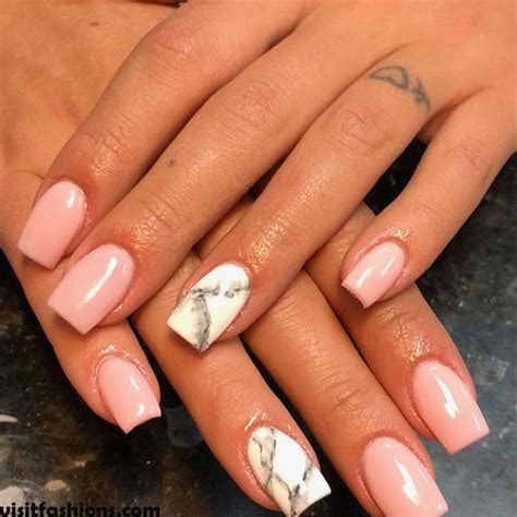 Latest 25 Marble Nails Art Designs For Girls In 2020