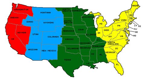Time Zone Map Of Kentucky Map