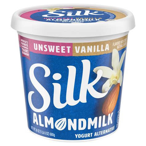 Silk Almondmilk Unsweetened Vanilla Yogurt Alternative Shop Yogurt At