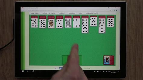 Spider Solitaire Windows Xp On A Tablet Youtube