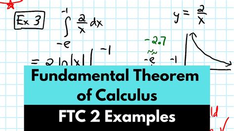 64 Fundamental Theorem Of Calculus Ftc 2 Examples Video 5
