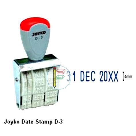 Jual Stempel Tanggal Bulan Tahun Date Stamp Joyko D 3 Dater Stamp Di