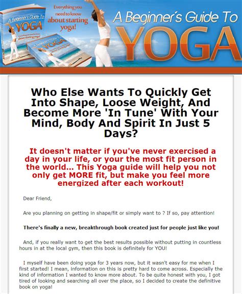 New Plr A Beginners Guide To Yoga Plr Ebook Download