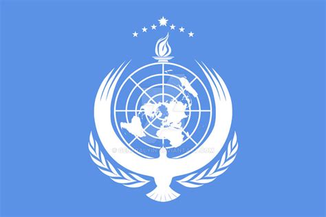 3d High United Nations Federation Flag By Generalyin On Deviantart