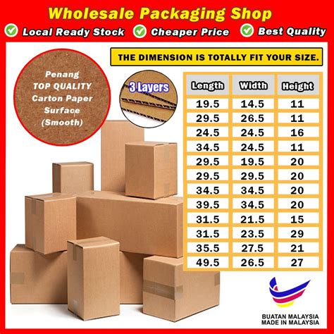 Wholesales Kotak Carton Box Packaging Box Packing Box Paper Boxes B