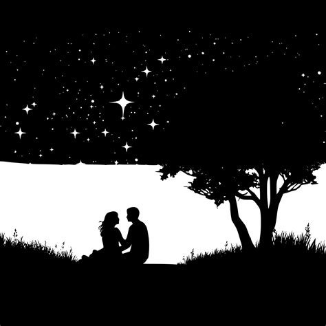 Stargazing Couple Svg File For Cricut Silhouette And Laser Machines