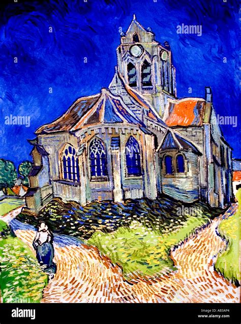 Vincent Van Gogh Dutch Netherlands Church At Auvers Sur Oise