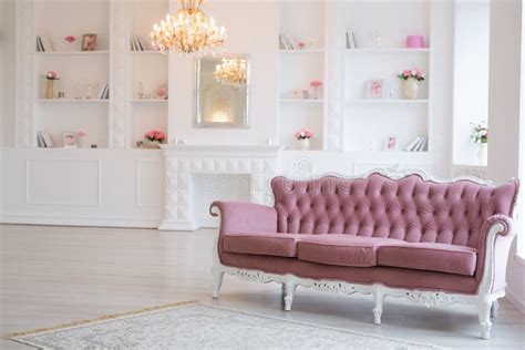 Luxury Rich Living Room Interior Design With Elegant Classic Furniture