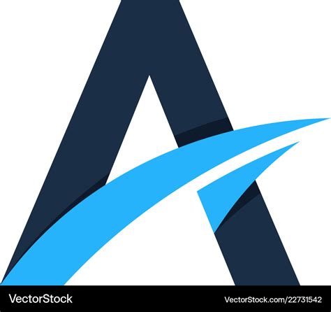Letter A Logo Icon Design Royalty Free Vector Image