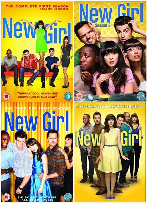 new girl season 1 4 complete dvd collection seasons 1 2 3 and 4 extras bonus features