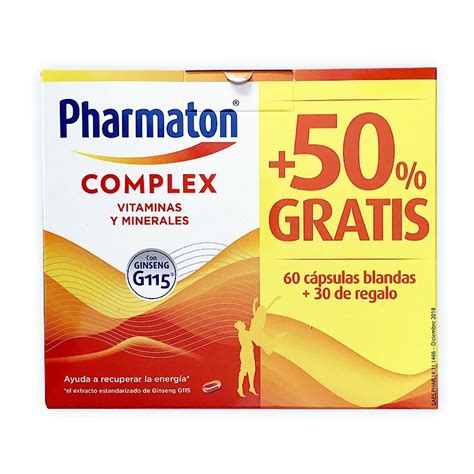Pharmaton Complex Multivitamínico 90 Cápsulas Blandas