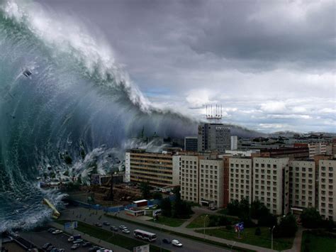 Giant Mega Tsunami Wave Footage Pics Tsunami Natural Disasters Nature