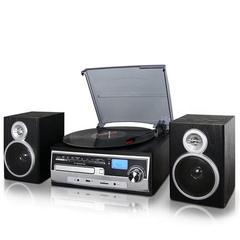 Trexonic 3 Speed Vinyl Turntable Home Stereo System Wayfair