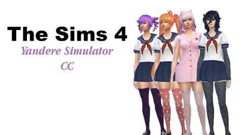 Yandere Sims 4 Cc Sims 4 Sims Sims 4 Mods Mobile Legends