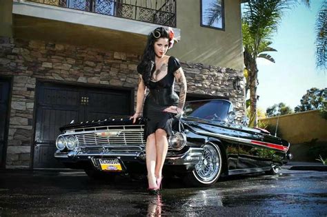 Pin On Lowrider Cars And Latina Models By Guillermo
