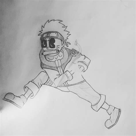 Heres My Fan Art Of Naruto Based Off The Volume 1 Cover Of Naruto 3