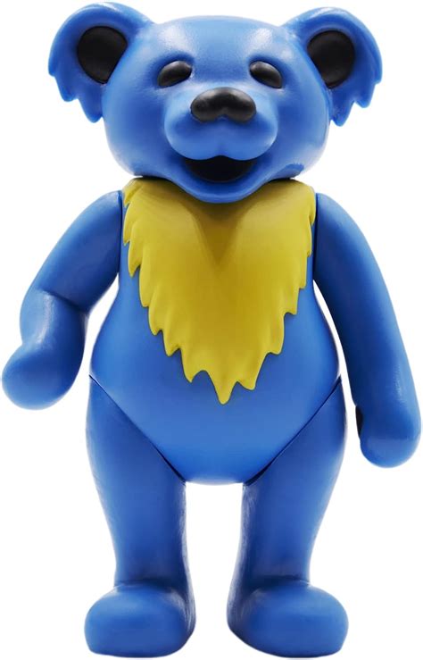 super7 grateful dead dancing bear reaction figure blue fields of glory models